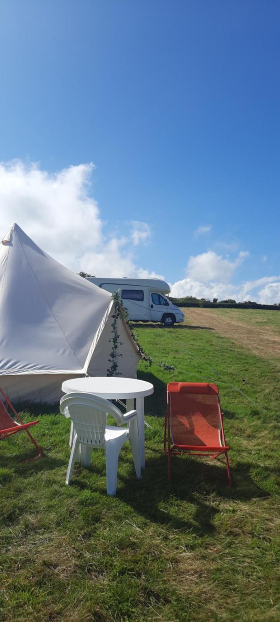 Summit Camping Kit Hill Cornwall Panoramic Views Grass Pitch From 15Pn Or Bella Bell Tent 75Pn Callington エクステリア 写真